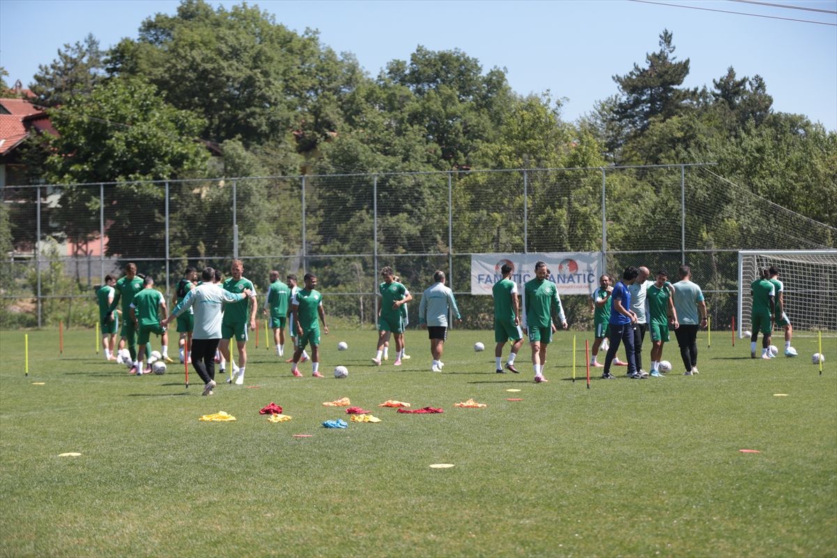 Bursaspor, yeni sezon hazırlıklarını Bolu'da sürdürdü