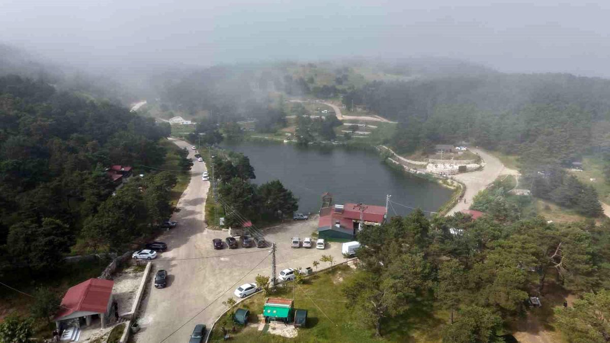Tokat'ta bin 400 rakımdaki gölet ziyaretçilerini ağırlıyor
