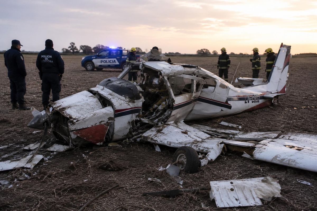 Arjantin'de eğitmen pilot kokpitten düştü, uçağı öğrencisi indirdi