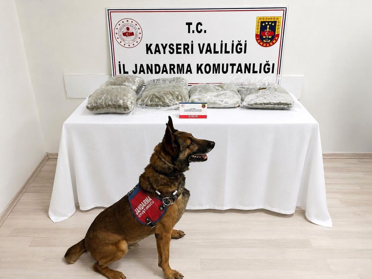 Kayseri'de 5 kilo uyuşturucu ele geçirildi