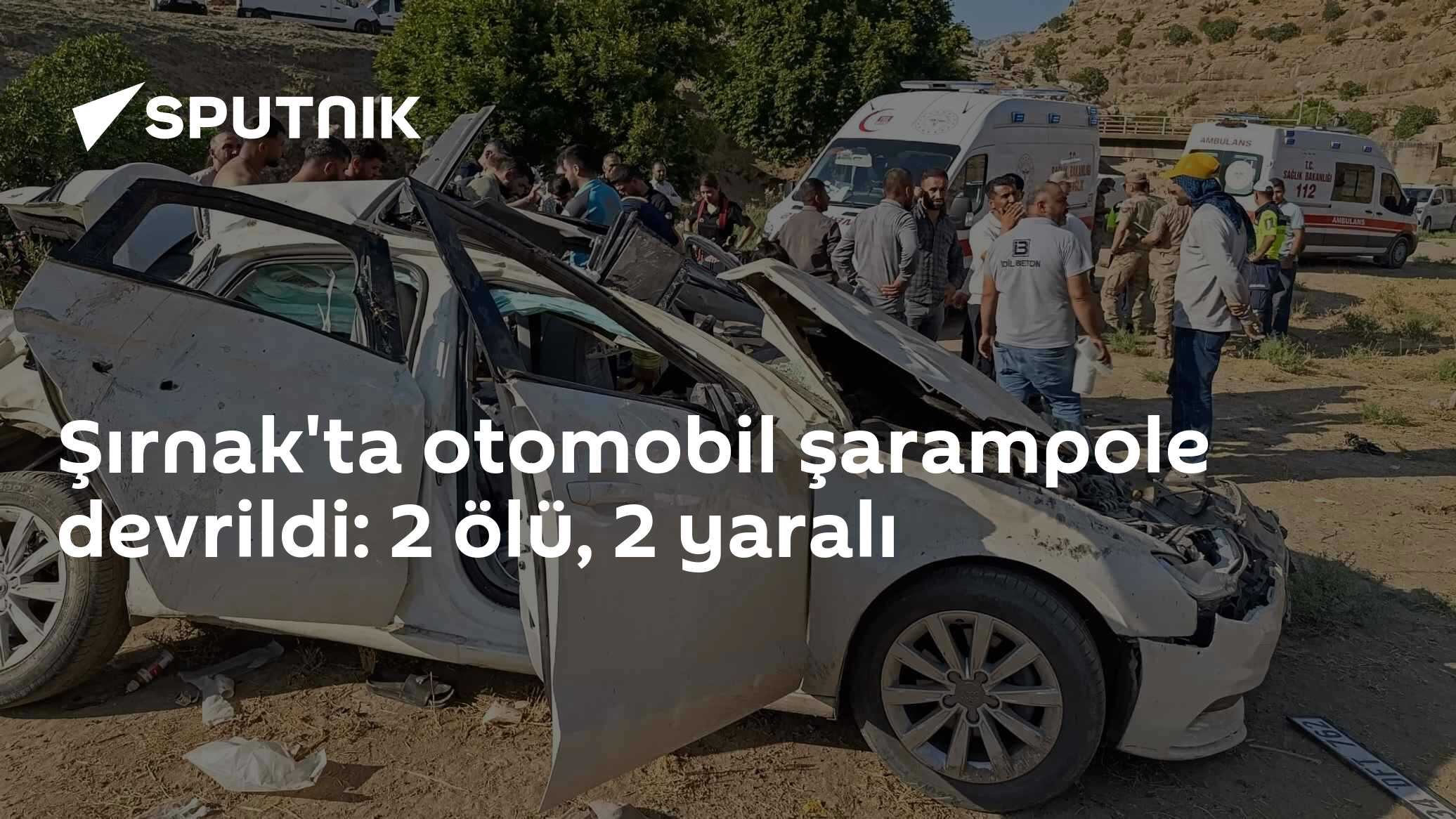 Şırnak'ta otomobil şarampole devrildi: 2 ölü, 2 yaralı