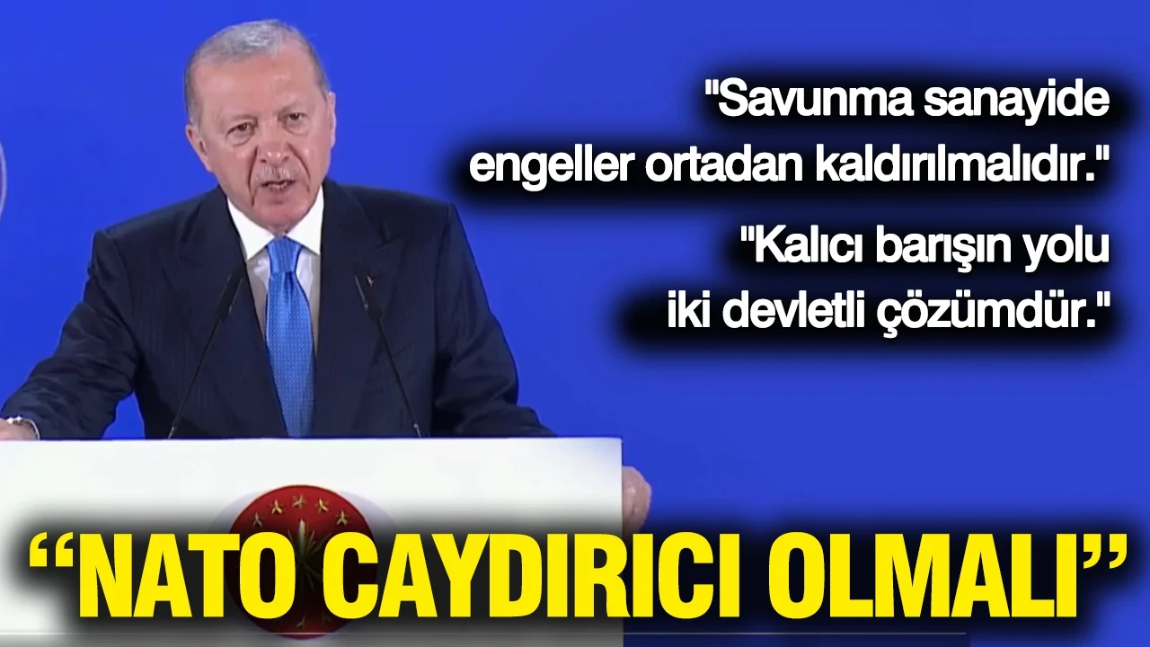Cumhurbaşkanı Erdoğan: NATO caydırıcı olmalı