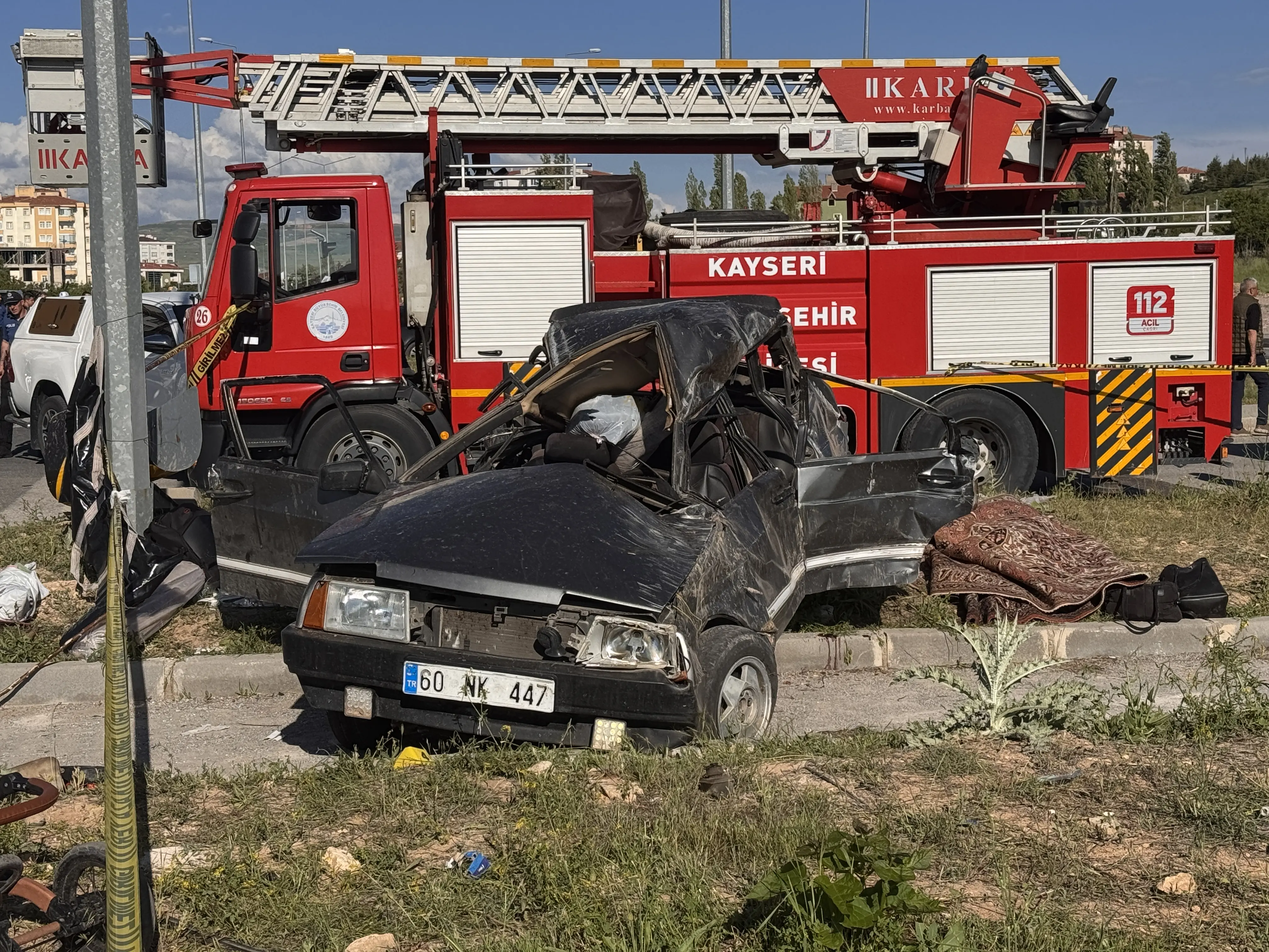 Kayseri'de feci kaza! 3 kişi hayatını kaybetti