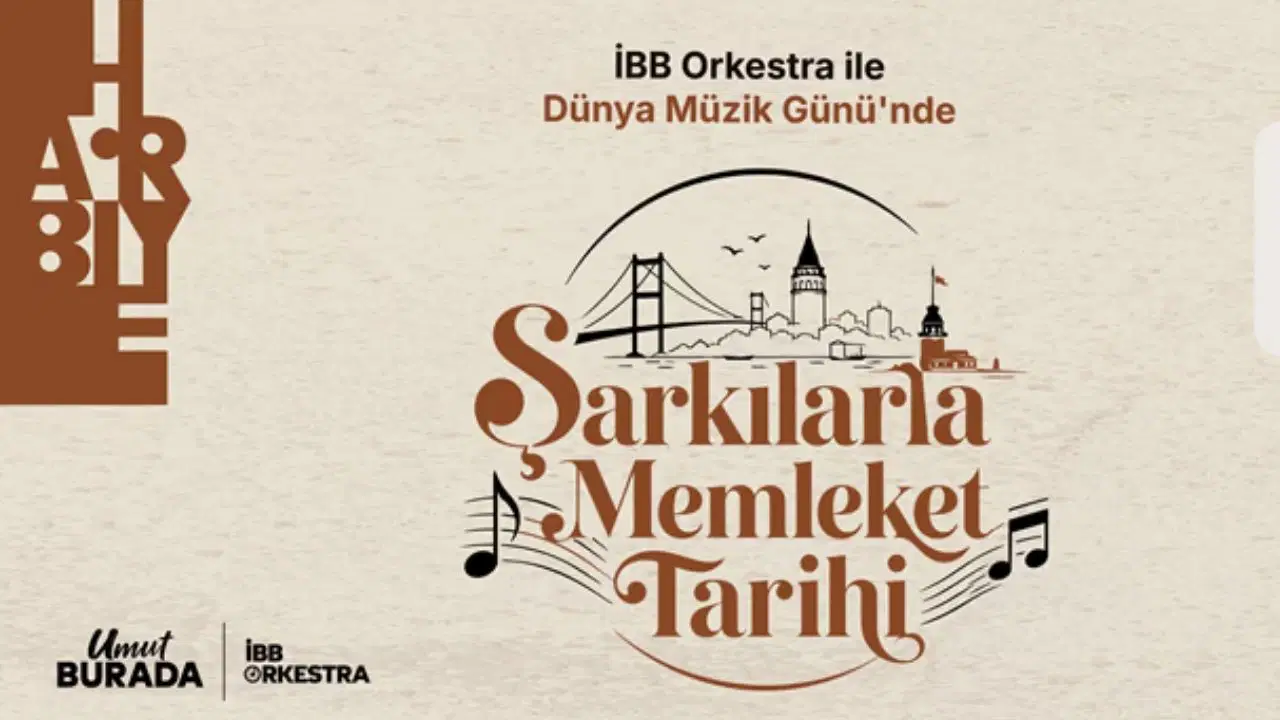 'Şarkılarla Memleket Tarihi', 21 Haziran Dünya Müzik Günü'nde sahnede