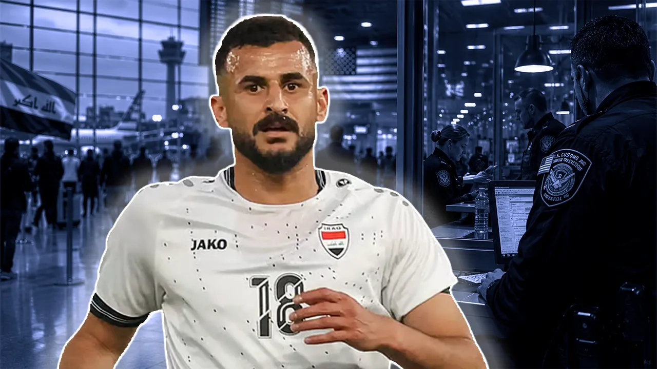 Iraklı golcüye ABD engeli: Havalimanında 7 saat sorgulandı