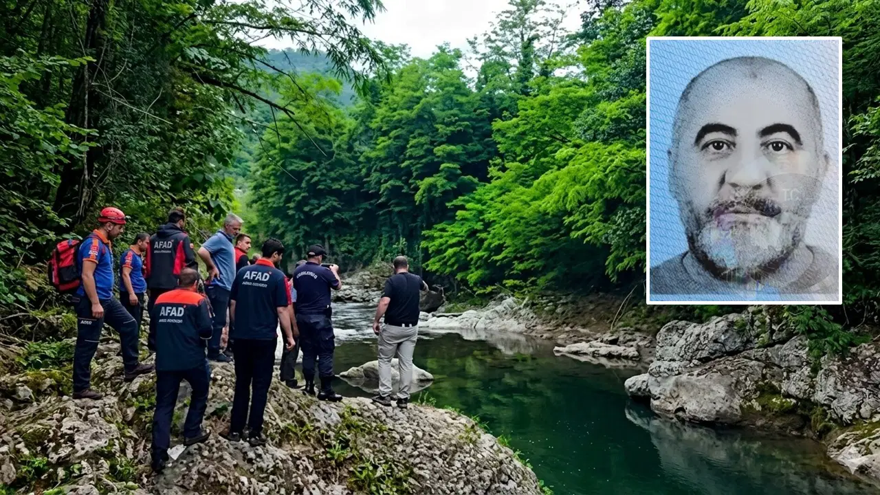 Kızının gözü önünde ırmağa düştü: Baba, kurtarılamadı