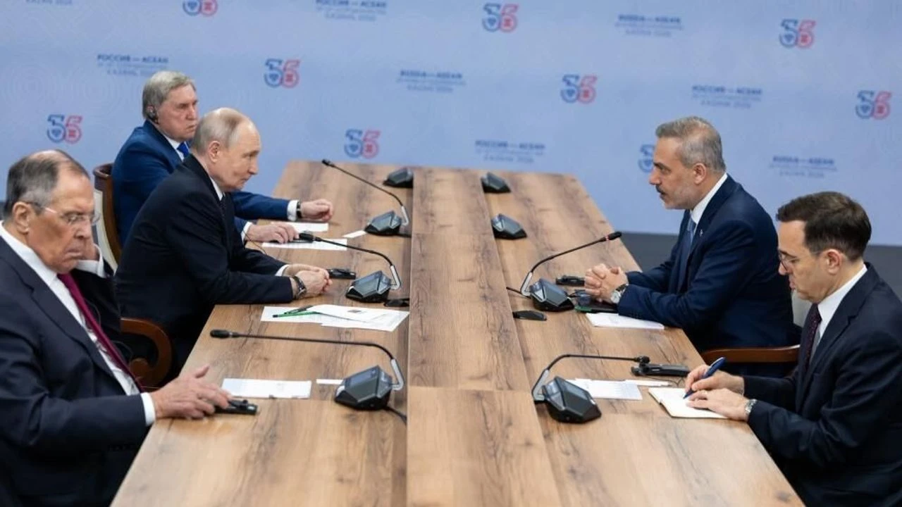 Bakan Fidan ile Rusya Devlet Başkanı Putin'in görüşmesi: Bölgesel gelişmeler ele alındı