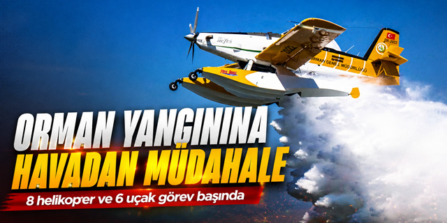 Orman Yangınına Havadan Müdahale
