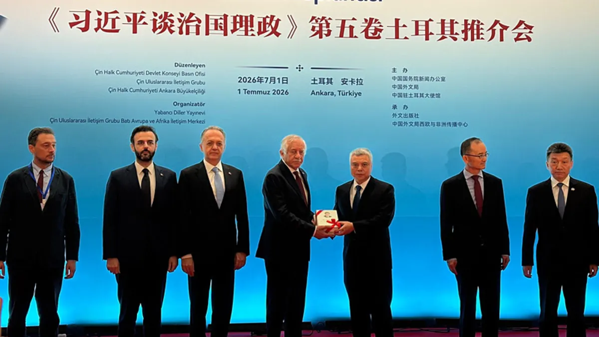 "Xi Jinping: Çin'in Yönetimi" kitabının 5. cildinin tanıtımı Ankara'da yapıldı