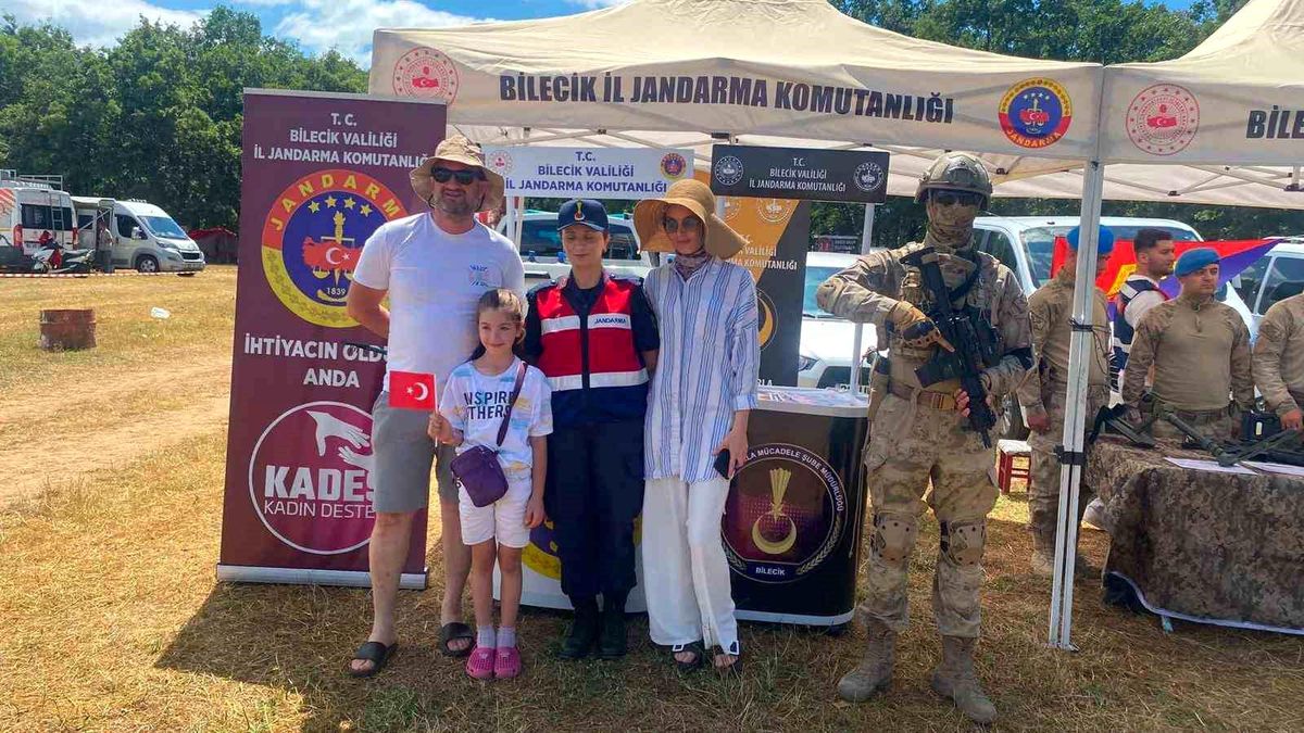 350 karavanın katıldığı festival jandarmanın sıkı denetimiyle tamamlandı