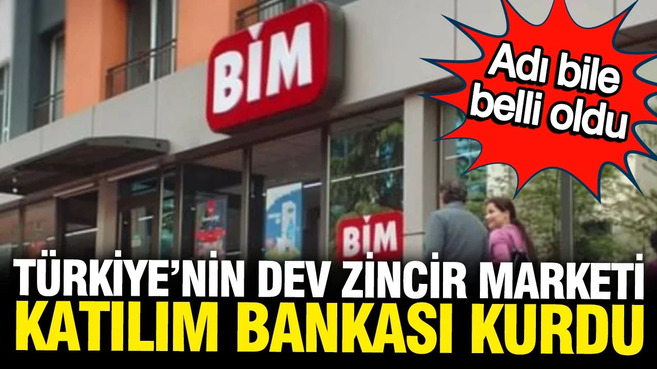 BİM, banka kurdu: Adı bile açıklandı, tam 10 milyar lira sermayesi var