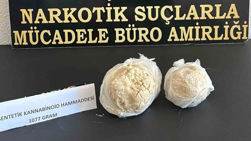 Denizli’de 1 milyon kullanımlık uyuşturucu madde ele geçirildi