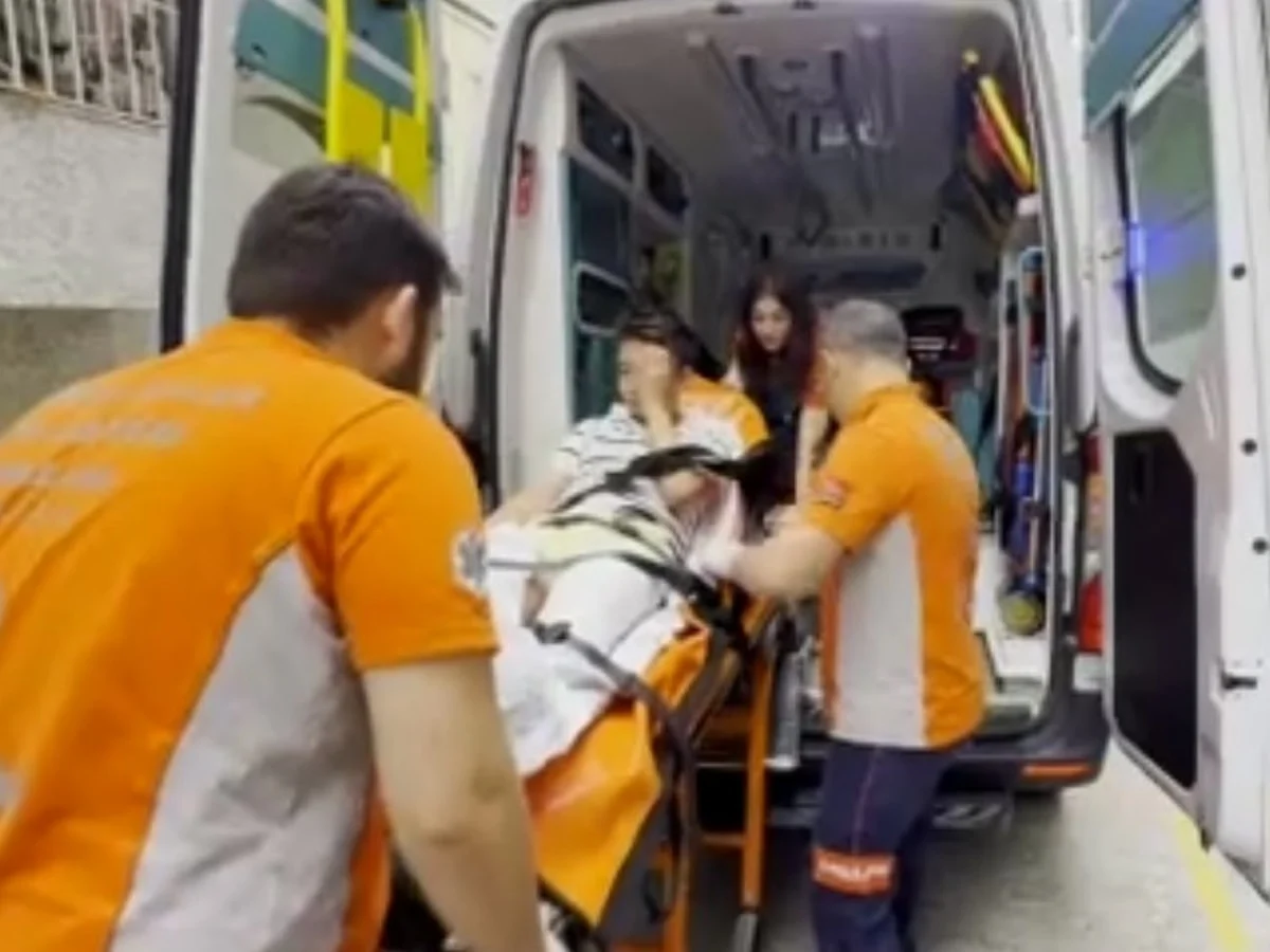 Diz kapağındaki problem nedeniyle LGS'ye ambulansla götürüldü
