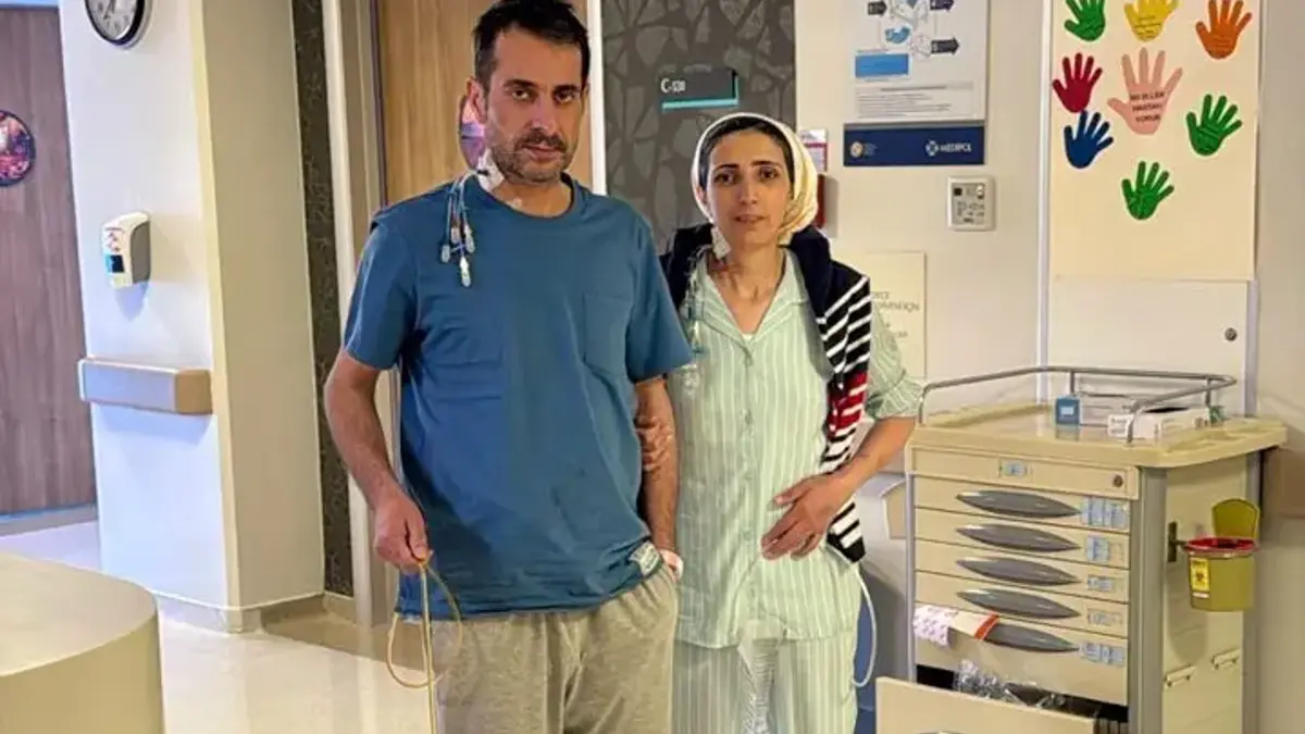 Örnek fedakârlık! 19 yıllık eşine karaciğerini verdi: 'Çektiği ağrıları görünce hiç düşünmedim'