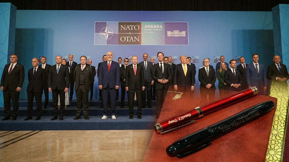 NATO Zirvesi'nde liderlere isimlerine özel kalem hediyesi! O detay büyük beğeni topladı | GÜNDEM HABERLERİ