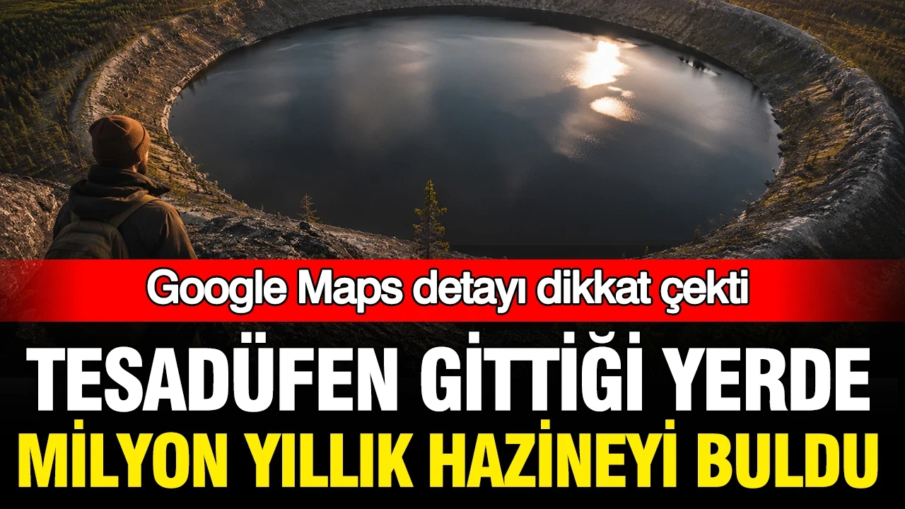 Kamp yapmak için tesadüfen gittiği yerde milyon yıllık hazineyi buldu