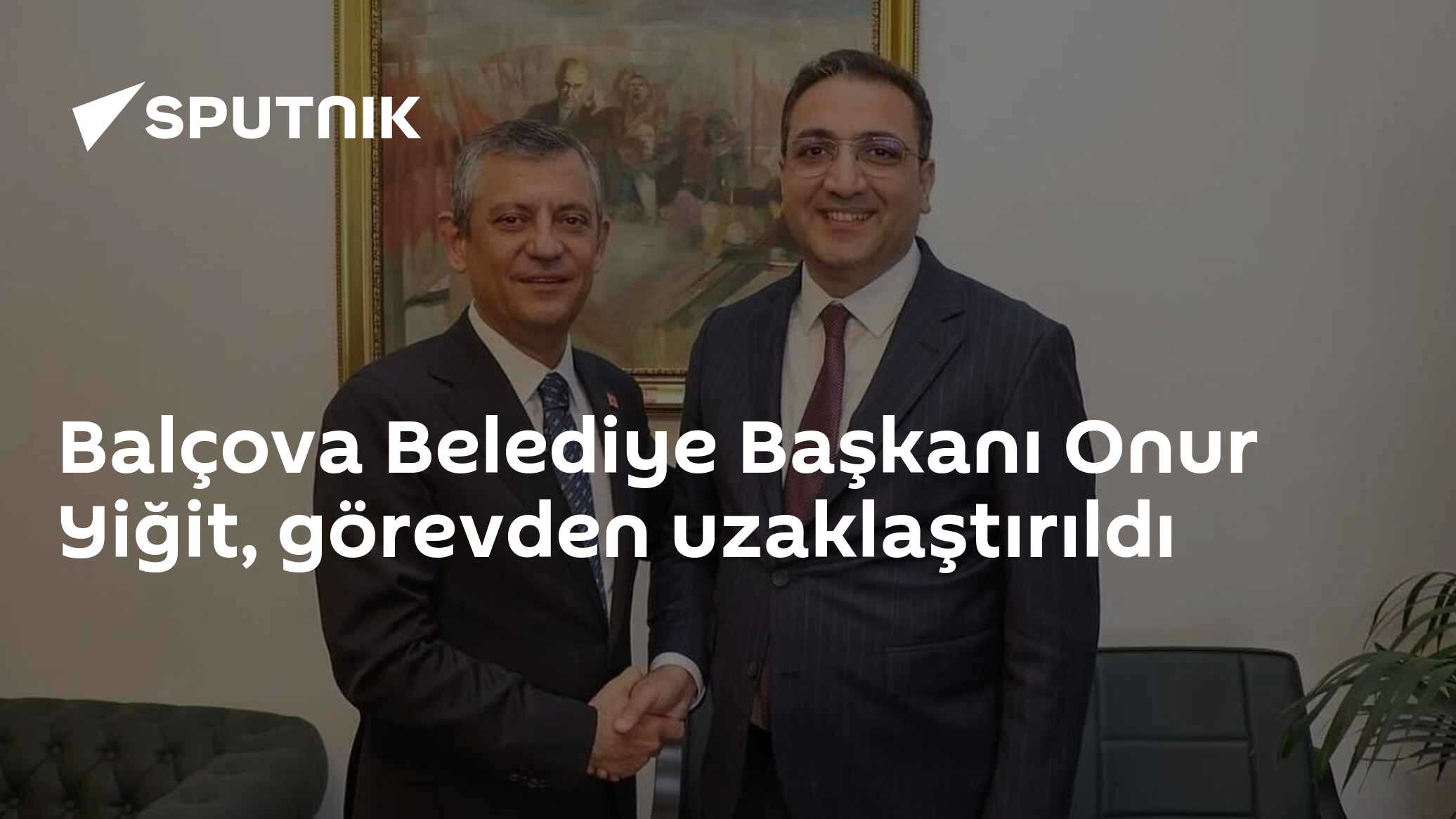 Balçova Belediye Başkanı Onur Yiğit, görevden uzaklaştırıldı