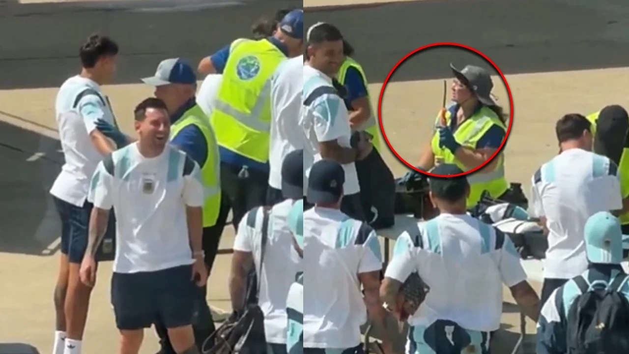 Takım arkadaşının valizinden çıkan eşya Messi'yi gülme krizine soktu