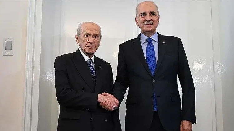 Terörsüz Türkiye süreci | Meclis Başkanı Kurtulmuş, MHP lideri Bahçeli’yi ziyaret etti