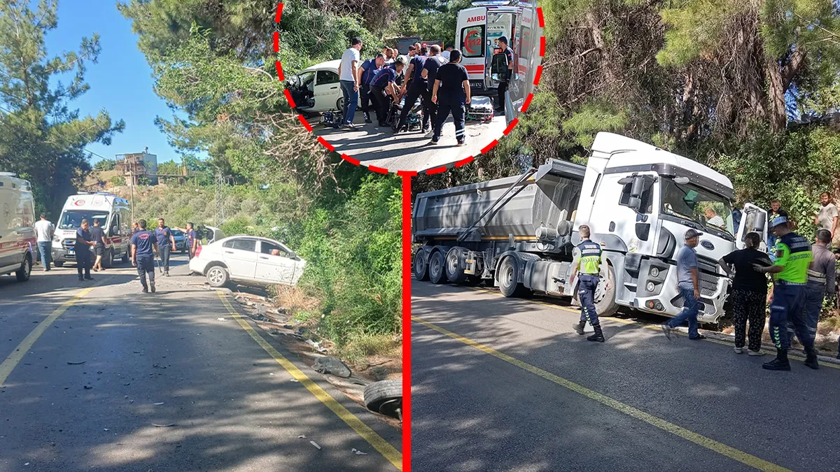Osmaniye’de korkunç kaza! Hafriyat kamyonu ile otomobil çarpıştı: Ölü ve yaralılar var!