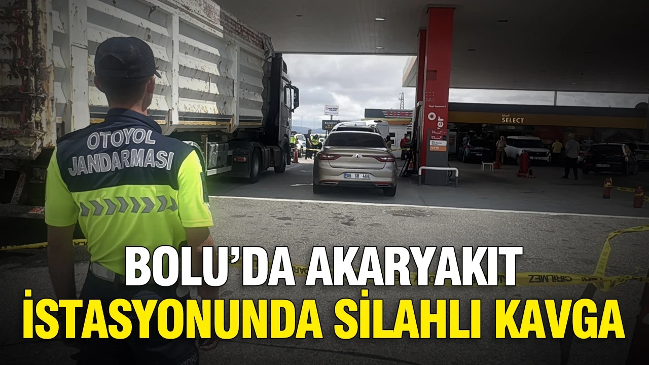 Bolu’da akaryakıt istasyonunda silahlı kavga: 2 kardeş yaralandı