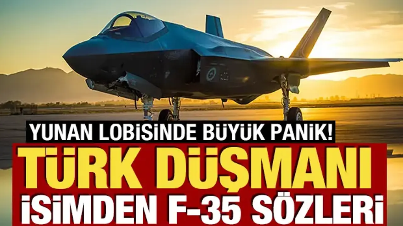 Yunan lobisinde büyük panik! Türk düşmanı Titus'tan F-35 sözleri