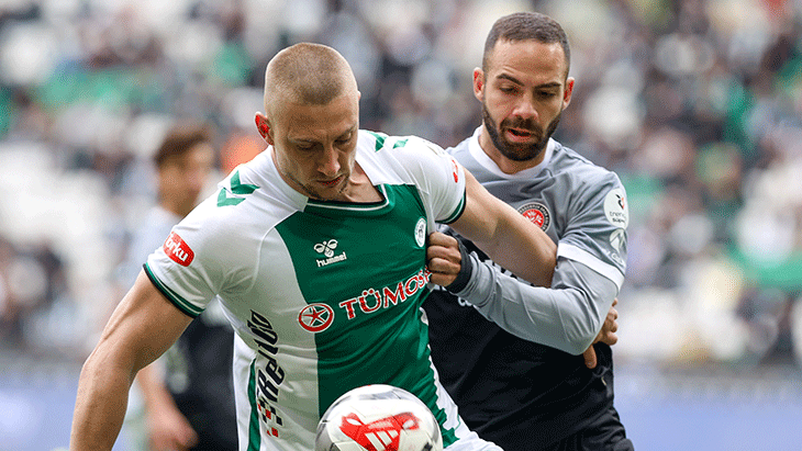 Süper Lig'de Konyaspor, Fatih Karagümrük'ü mağlup etti!