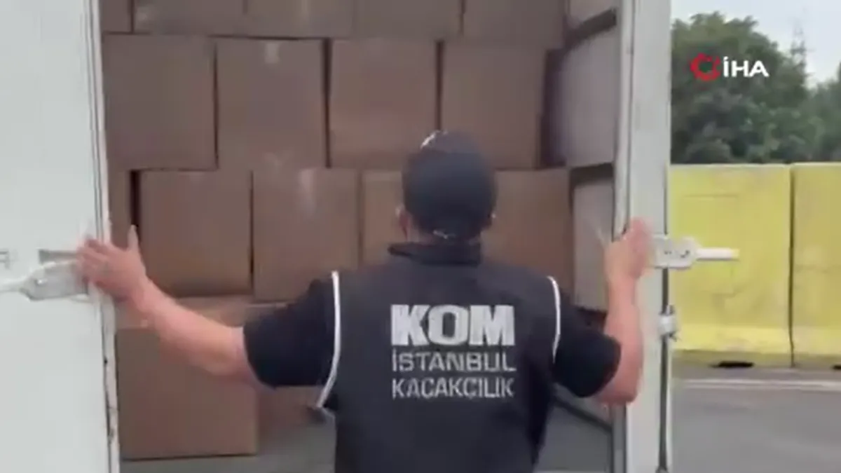 İstanbul’da kaçak sigara operasyonu: 4 milyon makaron ele geçirildi!
