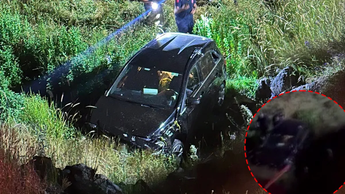 Elazığ’da feci kaza! Direksiyon hakimiyeti kaybolan otomobil dereye uçtu: Yaralılar var!