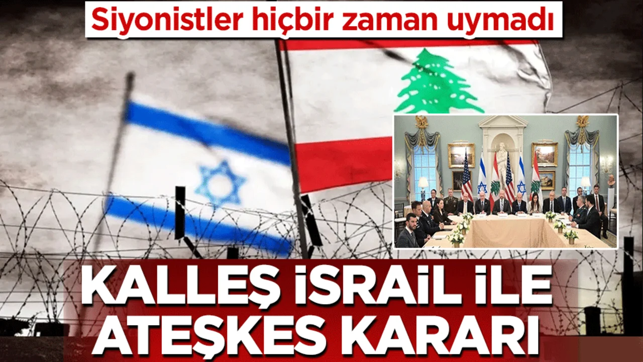 Siyonistler hiçbir zaman uymadı: Kalleş İsrail ile ateşkes kararı