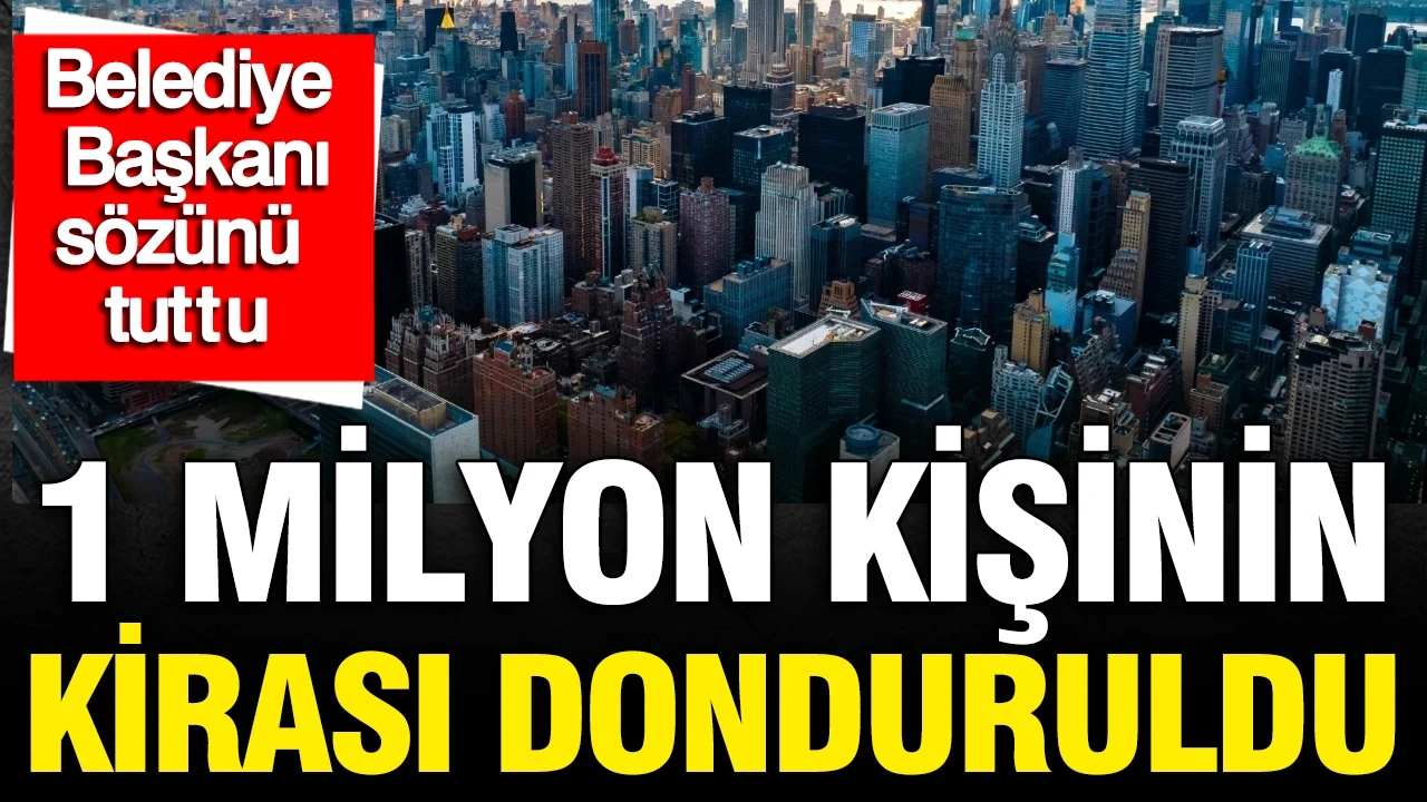 Belediye Başkanı seçim vaadini yerine getirdi: Kiralar donduruldu