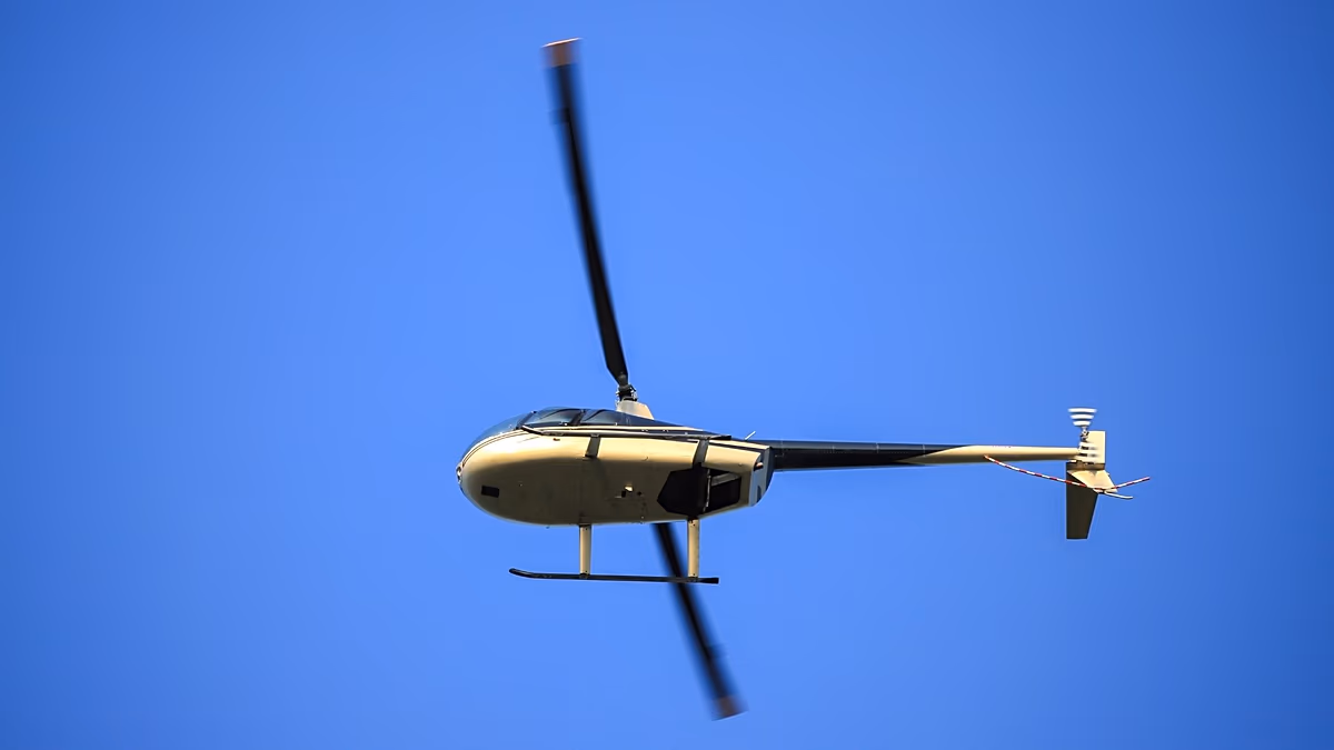 Ankara'da eğitim helikopteri düştü: 2 pilot yaralandı