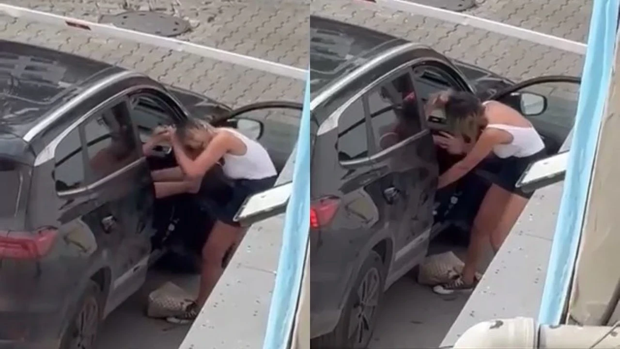 Kadıköy'de kadınlar birbirine girdi! Saç saça baş başa kavga kamerada!