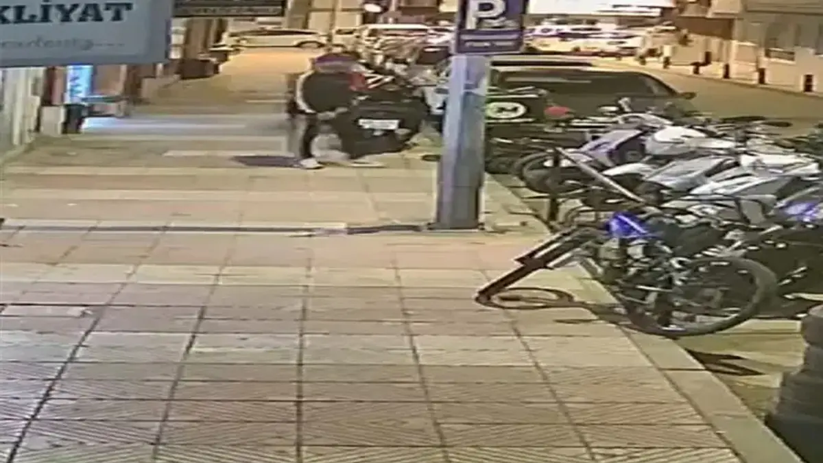 Motosiklet hırsızlığı şüphelisi 120 güvenlik kamerası incelenerek yakalandı