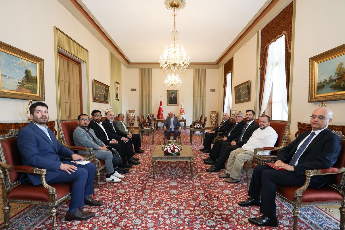 Kurtulmuş, Filipinler Bangsamoro Özerk Bölgesi Kurucu Başkanı İbrahim'i kabul etti