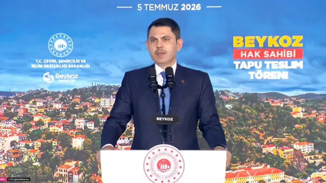 Son Dakika: Bakan Kurum'dan Beykoz'da tapu ve konut indirimi müjdesi