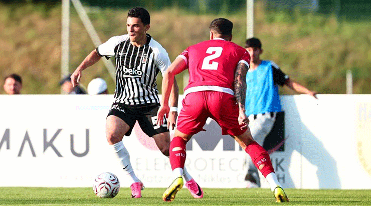 Beşiktaş günün ikinci hazırlık maçında Widzew Lodz'a mağlup oldu