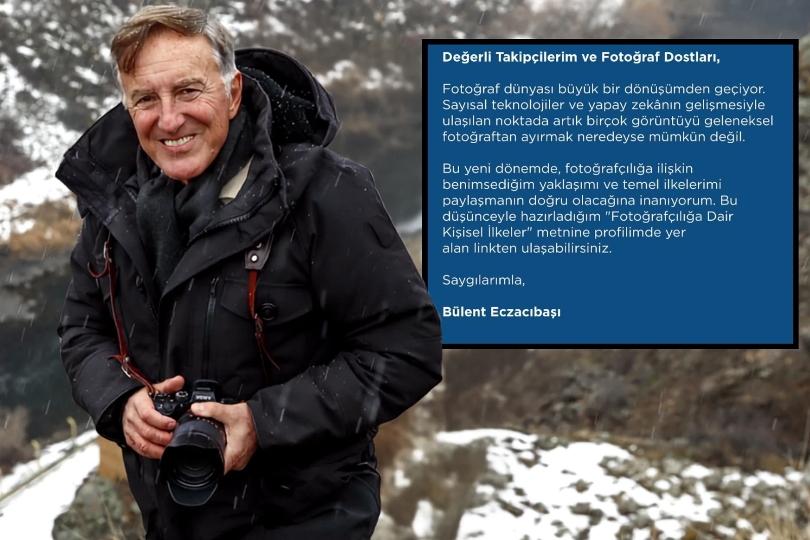 Eczacıbaşı Holding Yönetim Kurulu Başkanı Bülent Eczacıbaşı ‘Fotoğrafçılık İlkeleri’ni paylaştı