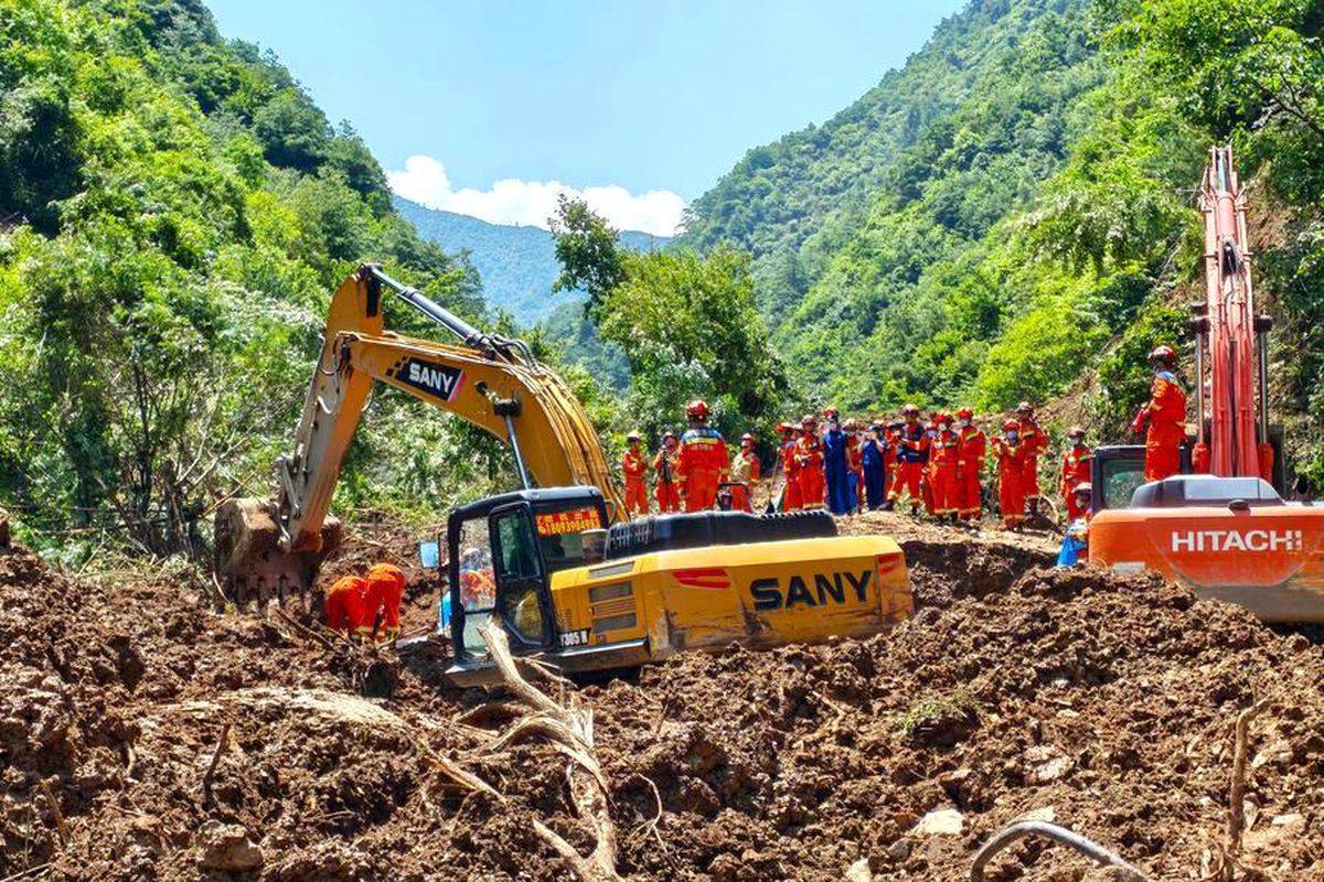Çin, Gansu'daki Heyelanın Ardından Yardım Çalışmalarına 4,4 Milyon Dolarlık Fon Tahsis Etti