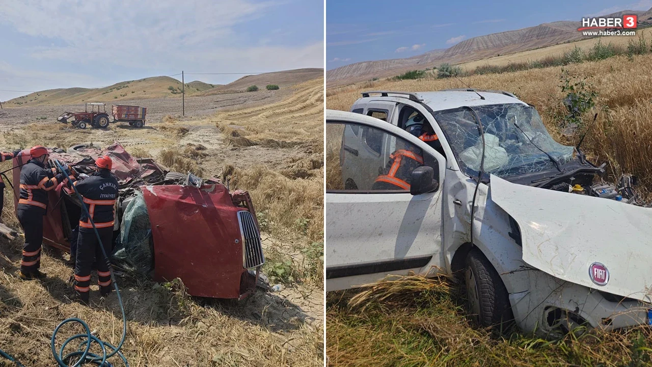 Çankırı'da dehşete düşüren kaza: 3 ölü, 4 yaralı
