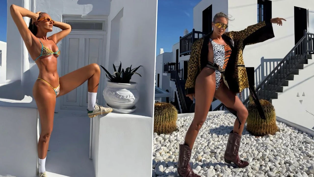 Eda Taşpınar'dan iddialı tatil paylaşımı: Minicik bikinisiyle poz verdi