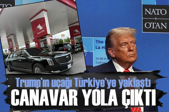'Canavar' Trump'ı almak için havaalanına gidiyor