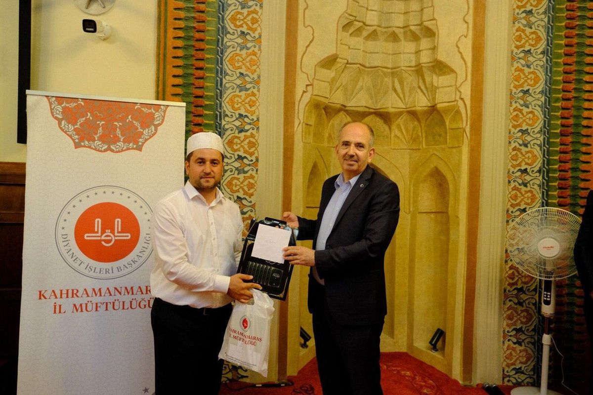 Kahramanmaraş'ta Ezanı Güzel Okuma ve Etkili Hutbe Yarışmalarının il finali yapıldı