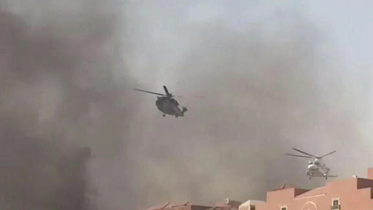 Suudi Arabistan'da ulusal petrol şirketi Aramco'ya ait helikopterin düşmesi sonucu 14 kişi hayatını kaybetti