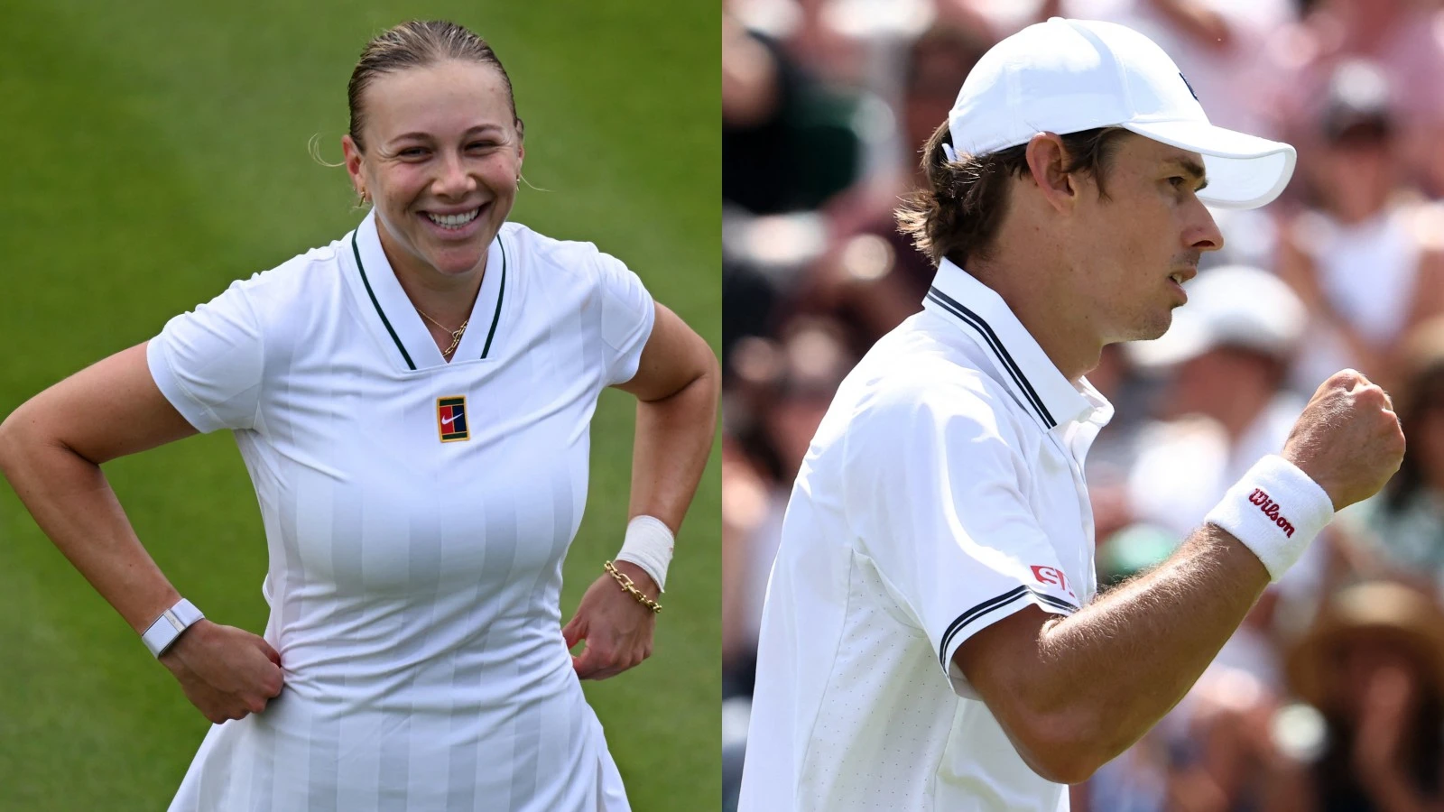 Amanda Anisimova ve Alex de Minaur Wimbledon'da 2. tura yükseldi