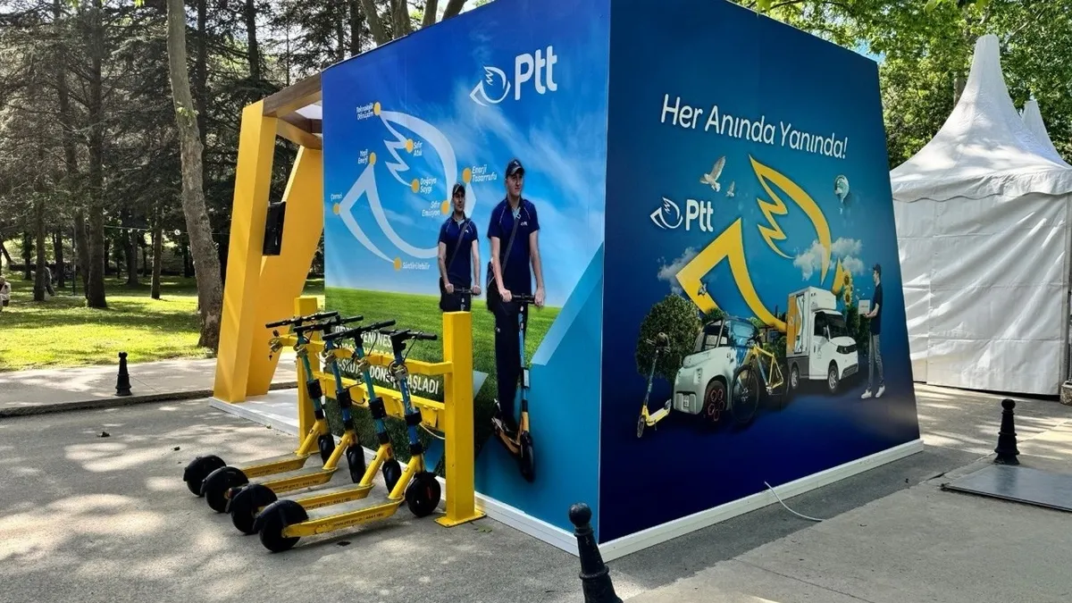 PTT’nin e-skuter filosuyla 89 milyon gönderi sahibine ulaştırıldı