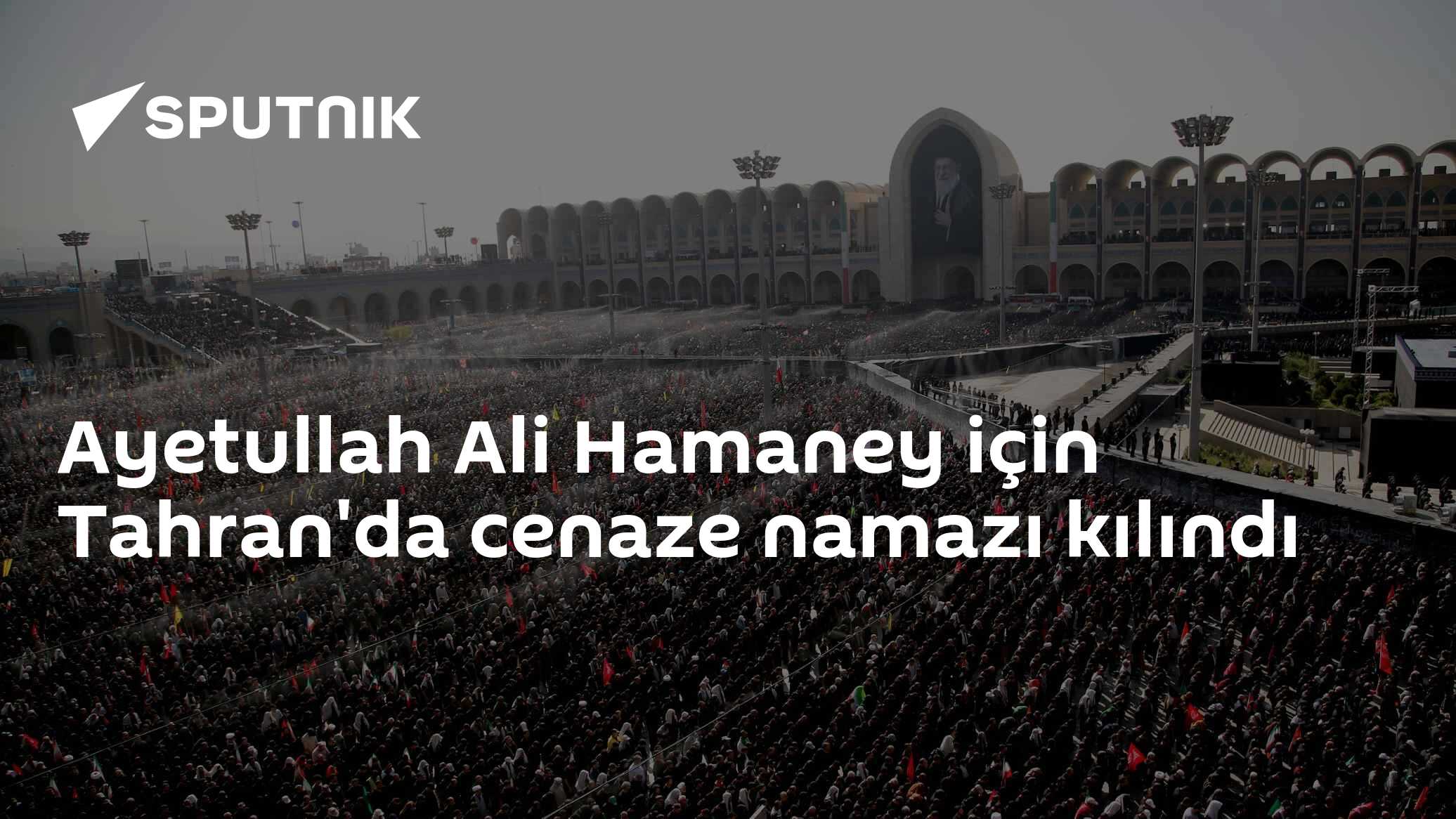 Ayetullah Ali Hamaney için Tahran'da cenaze namazı kılındı
