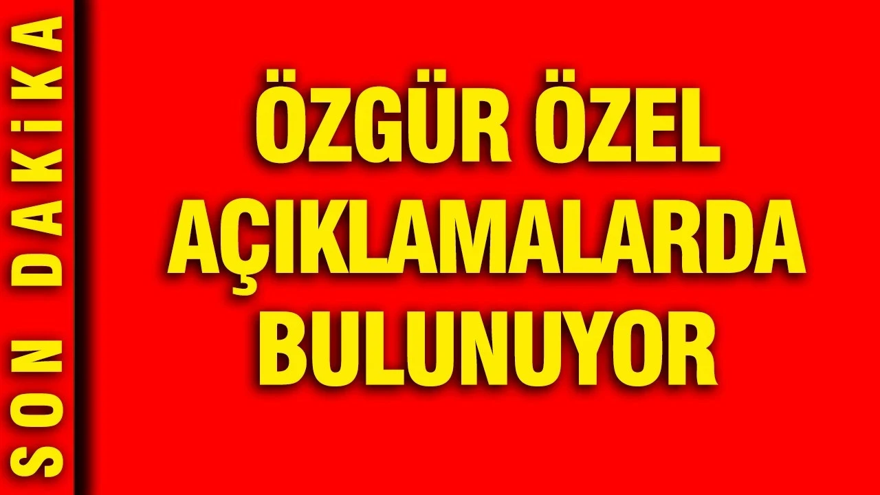Özgür Özel: Yeni Parti ilk seçime kadar ana muhalefet partisidir