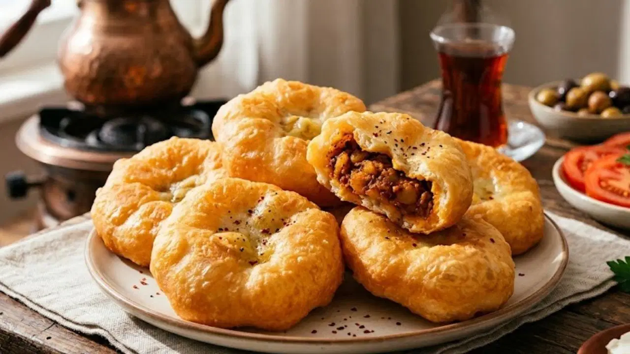 Çay demlenmeden hazır: Patatesli pişi tarifi