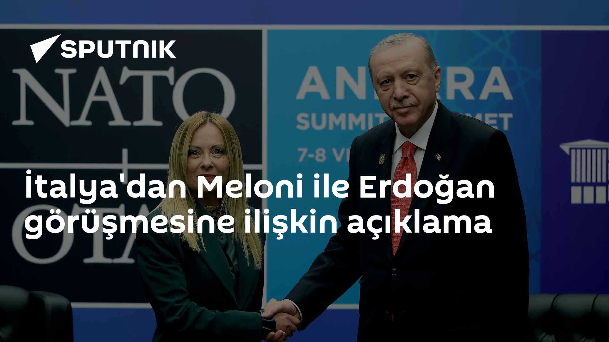 İtalya'dan Meloni ile Erdoğan görüşmesine ilişkin açıklama